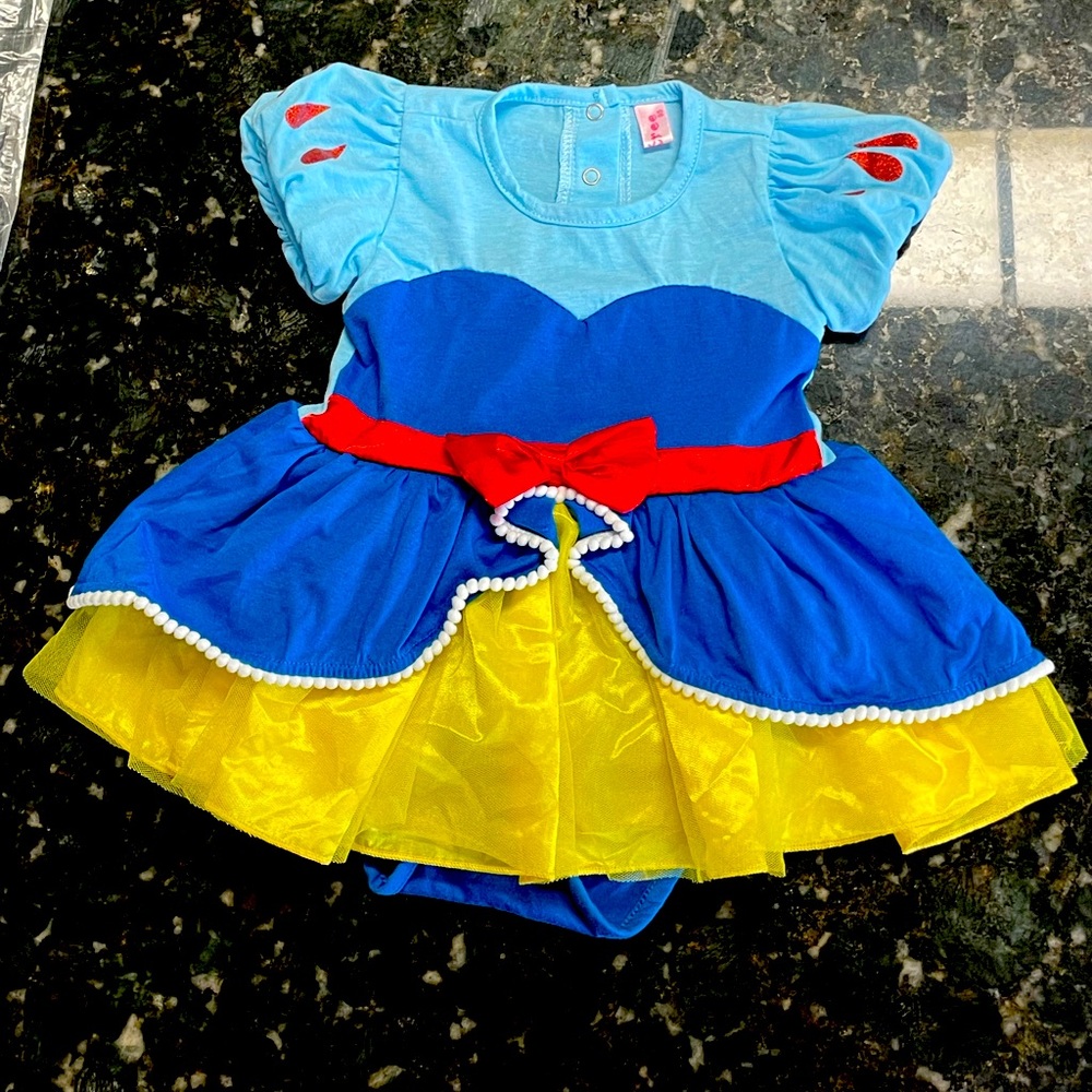 Baby Girl Snow White Costume Fancy Onesie